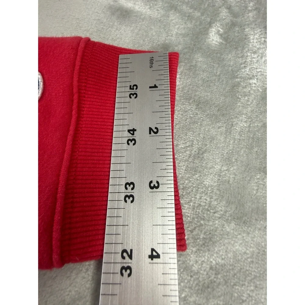 Champion Youth XL 18/20 Red Pullover Hoodie Embroidered Logo Fleece Sweatshirt